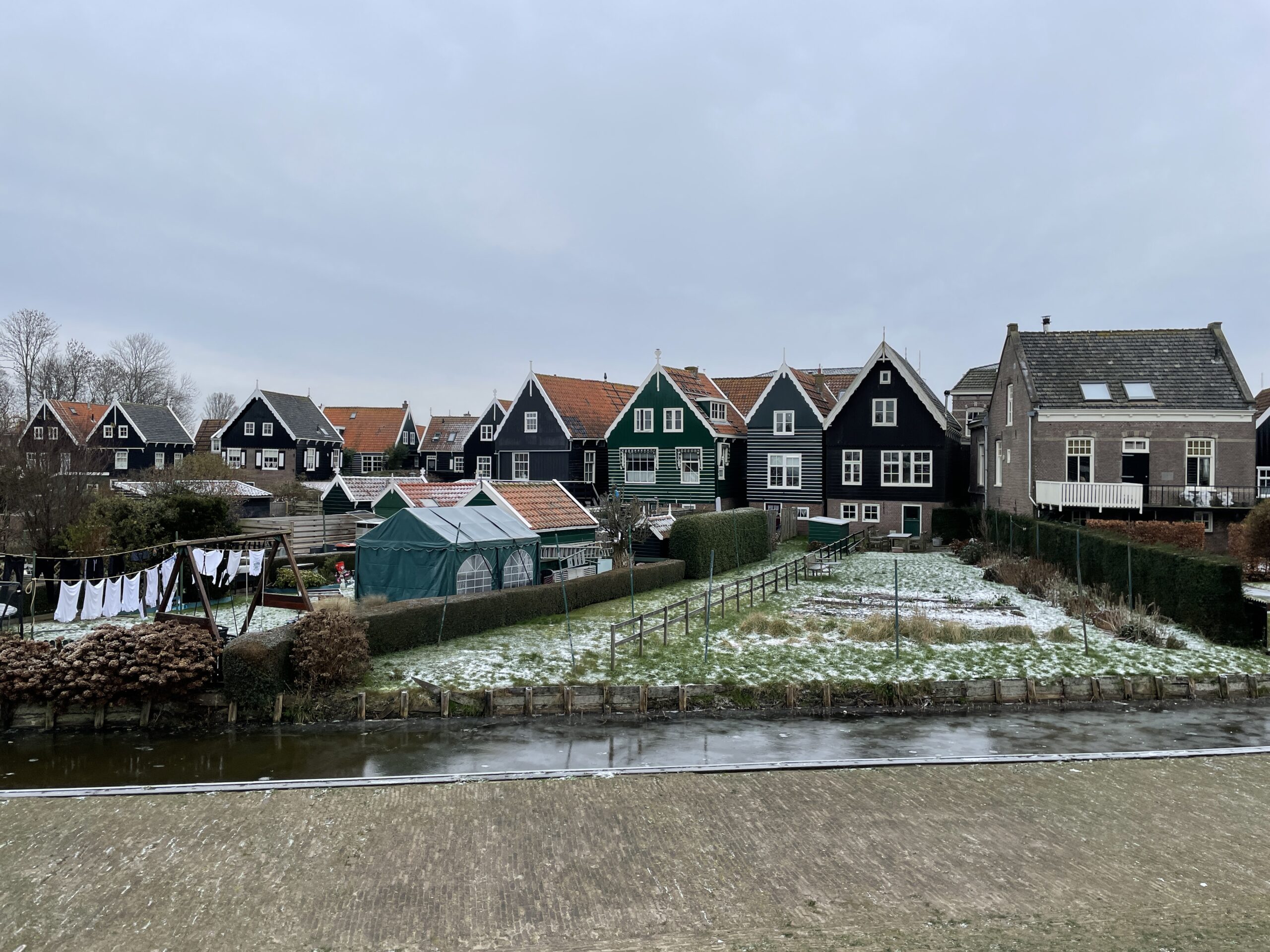 Marken en hiver